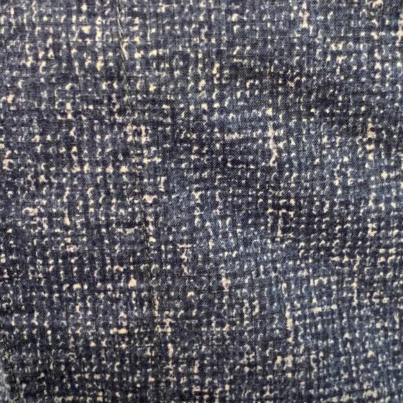 POST O'ALLS Size XL Navy Grey Marbled Cotton Shirt Jacket - Picture 2 of 9